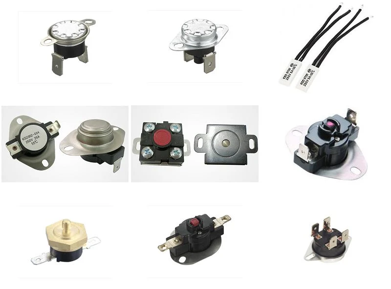 Manual Reset Quality Temperature Limiter Thermostat Bimetallic Strip Small Appliance Thermostat UL TUV 5A 10A 16A