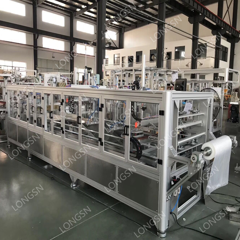 Automatic Empty Plastic Bottle Bagging and Sealing Packing Machine