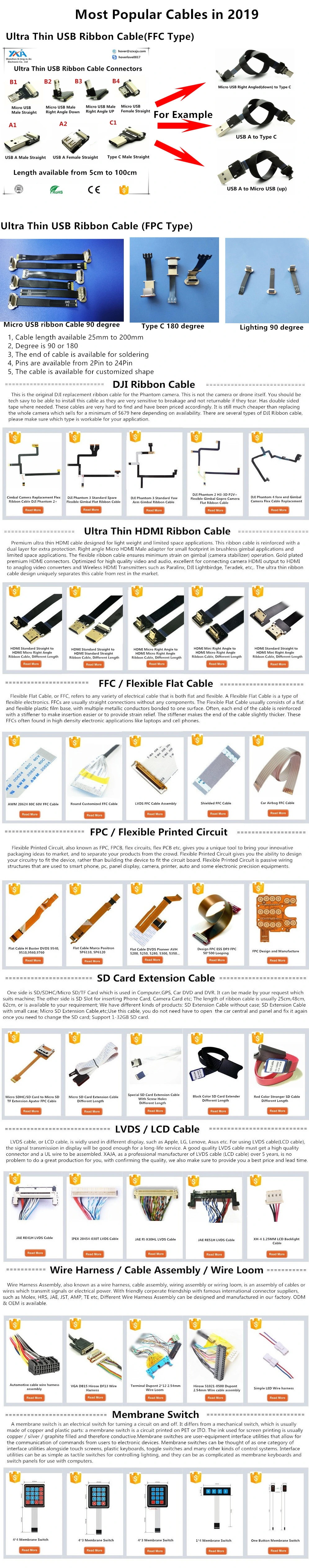 Xaja Power Button Switch Board FFC FPC Cable for HP Tpn-Q118 Tpn-Q117 14-E 15-E 15-E064tx Cable Length15cm