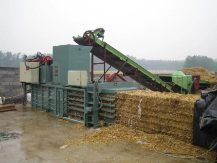 hellobaler machine uesd for pressing straw hay, cotton stalk, corn stalk, bagasse baling machine hydraulic machine