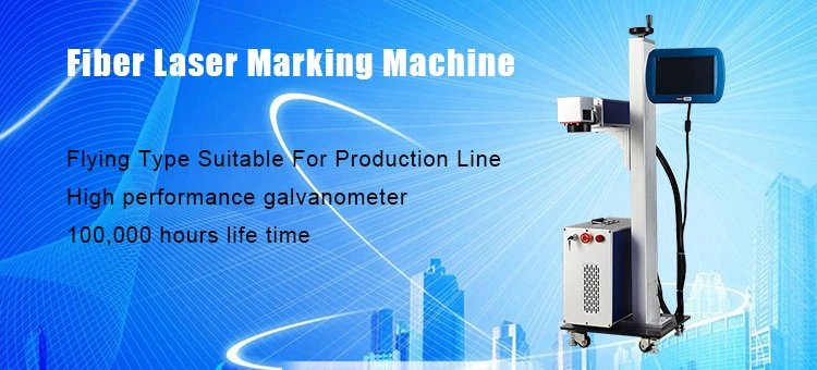 Flying Date Stamp Metal Fiber Laser Markers/ Fiber Laser Printer/ Manufacturer Laser Printer