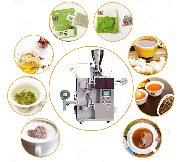 Hot Sale Automatic Weigh Heal Sealing Tea Pouch Bag Making Packing Machine with Outer Bag