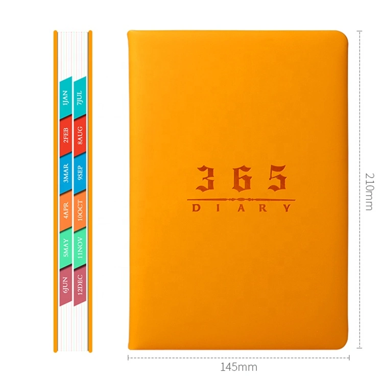 Personalized PU Leather Hardcover Custom Diary 2020 Planner Notebook