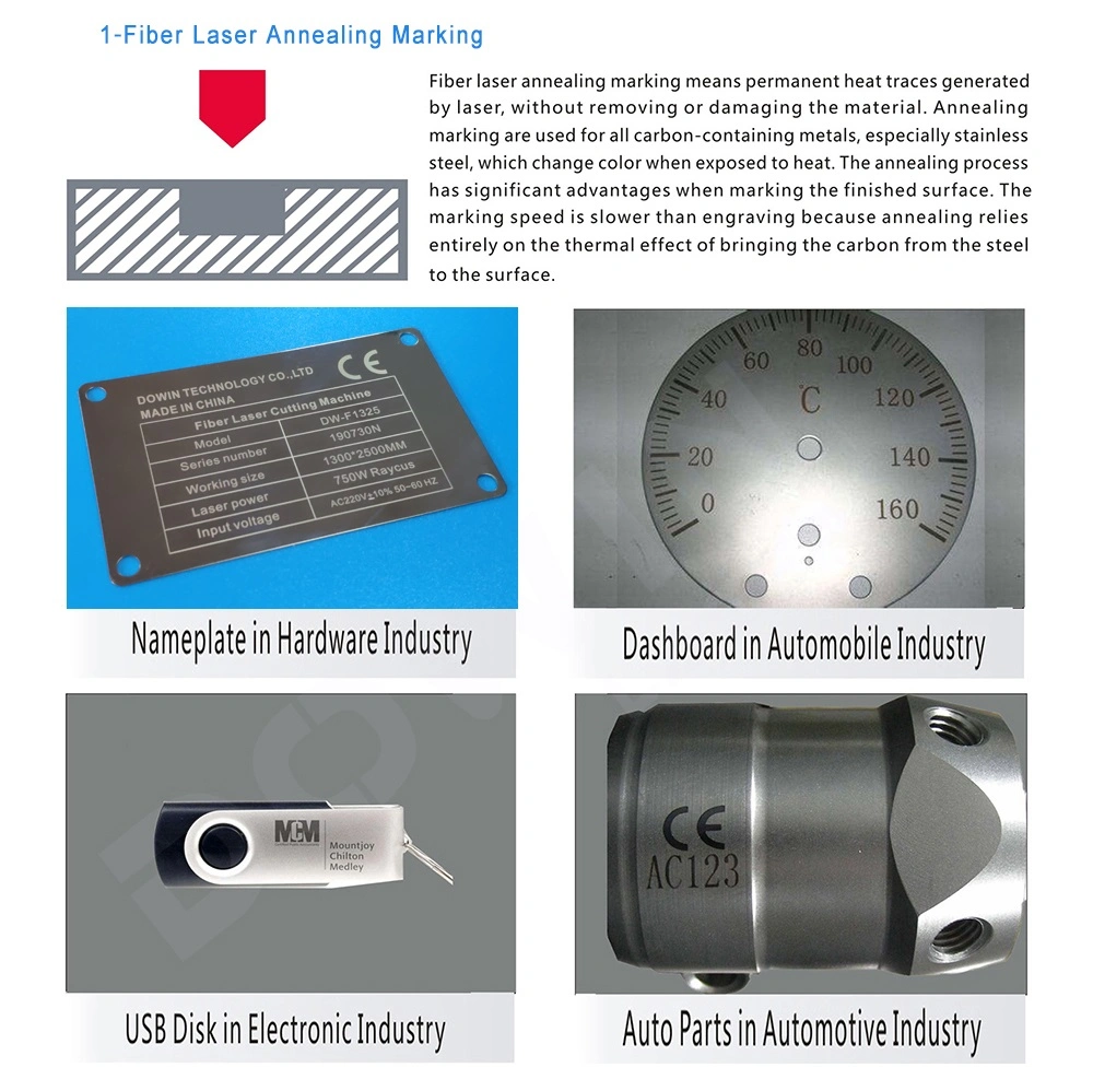 Mini Portable Fiber Laser Marking Machine for Pen Metal Marking 20W 30W