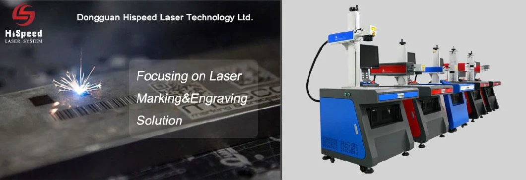 Hispeed Wooden Laser Marking Machine Leather Marker CO2 Laser Marking Engravign Machine