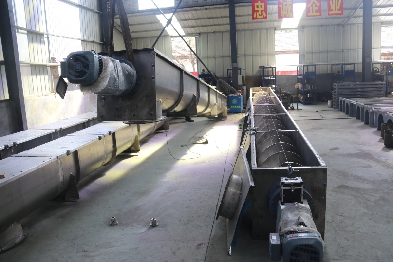 U Trough Screw Conveyor Manufacturers Auger Feeder for Material Handling