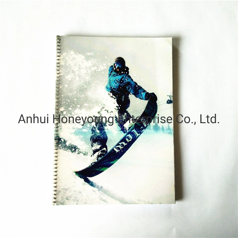 Custom Design Softcover Single Spiral Binding Spiral Notebook