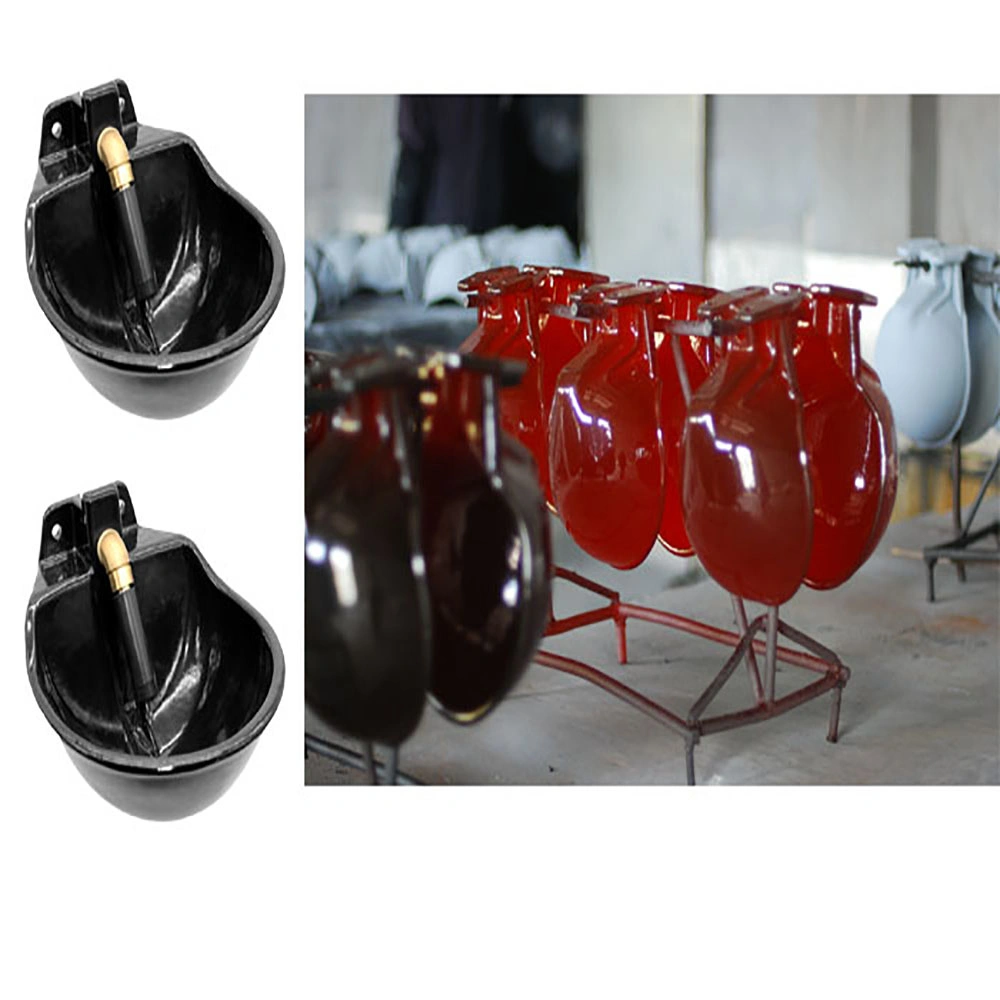 Tube Valve Water Bowl Poder Coated Cast Iron Bowl Livestock Water Bowl