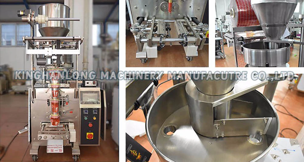 Automatic 25 to 100 Grm Seasoning Powder Aluminium Foil Pouch Weight and Filling Packaging Machine Pack