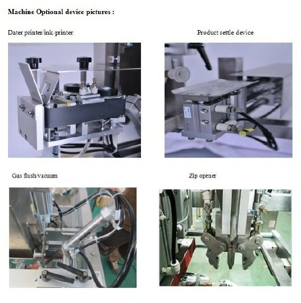 Stand up Pouch Filling and Sealing Packing Machine for Nuts/Date/Candy