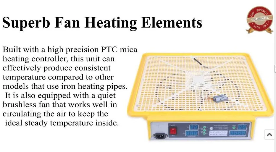 CE Marked Full Automatic Commercial Chicken Egg Incubator (KP-48)