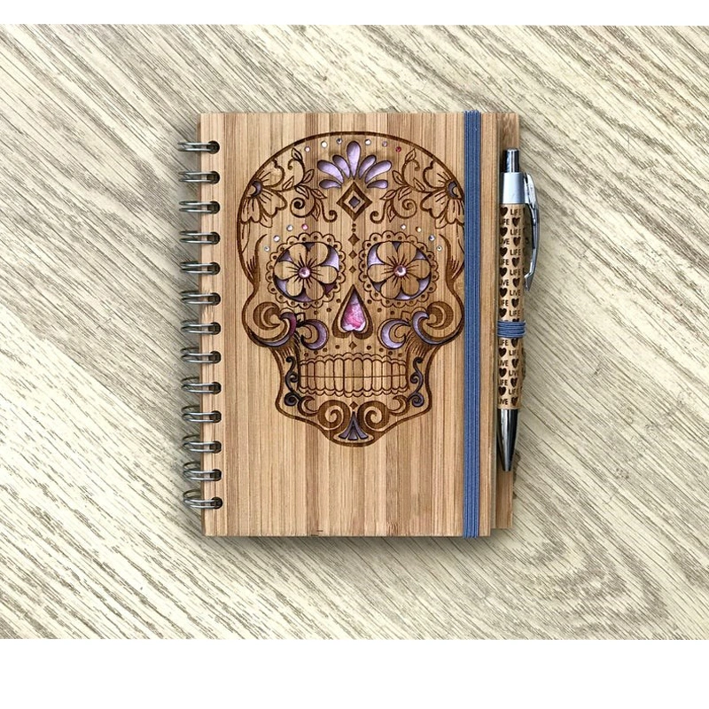 Eco-Friendly Stationery Bamboo Notebook Personalised Memo Pad Custom Logo