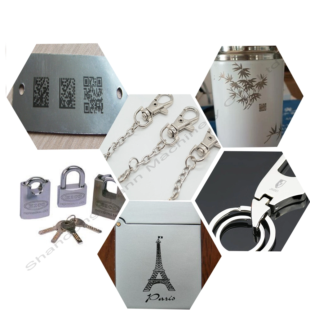 Ezcad Raycus Ipg 3D Fiber Laser Marking Machine for Metal Aluminum Jewellery
