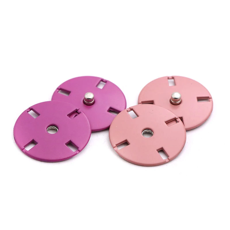 Snap Buttons 10/15/18/21/25/30mm Fasteners Press Stud Invisible Metal Flower Snap Buttons