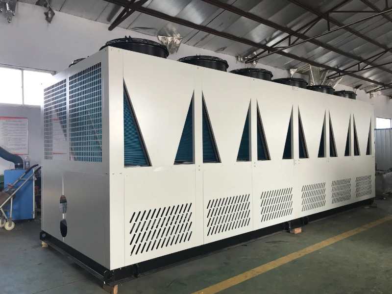 Industrial Big Water Chiller with 8 Air Fans Screw Type