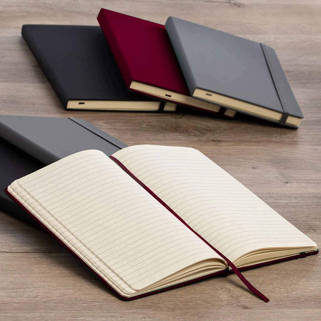 2021 Stationery Supplier Customized High Quality Hardcover PU Leather Notebook