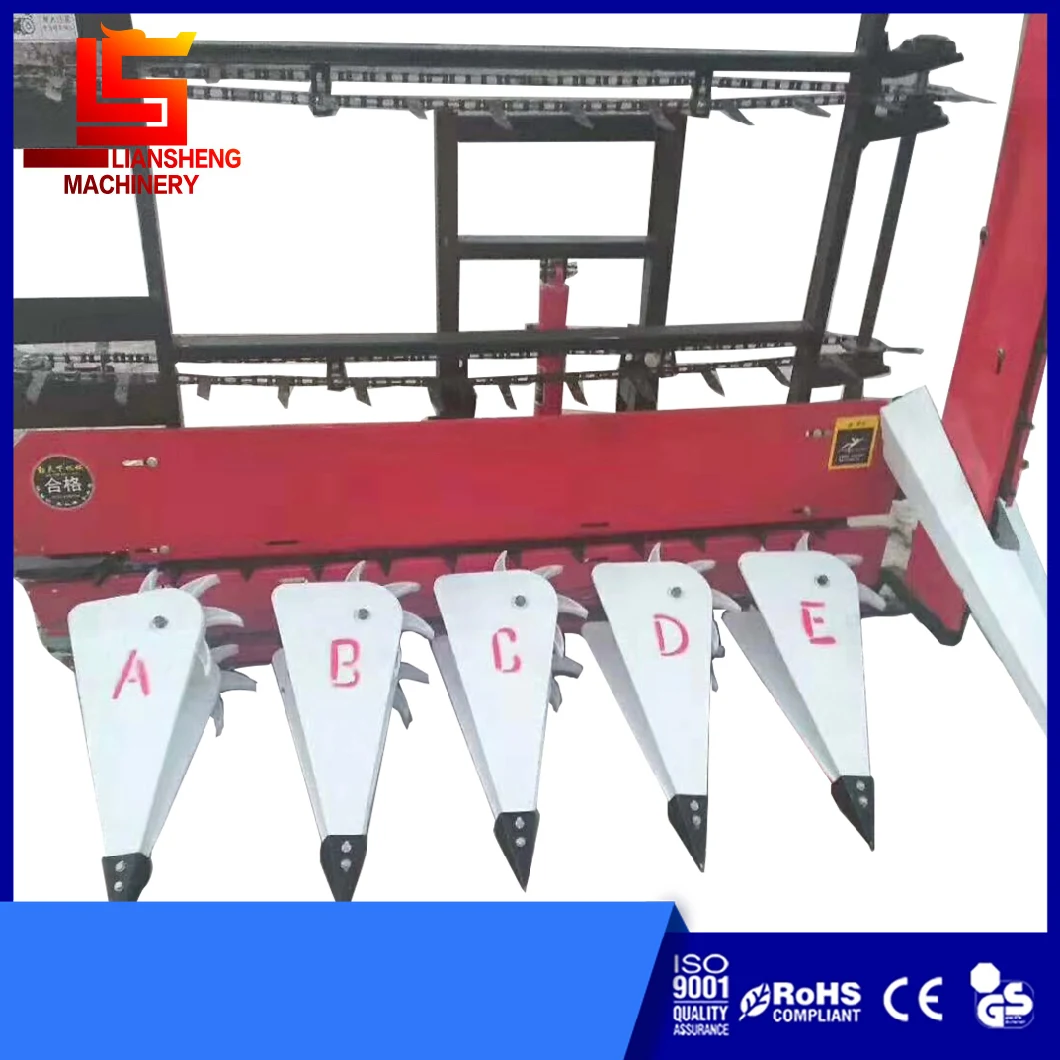 Fodder Grain Harvester Four Wheel Tractor Front Hanging Harvesting Machine Cutting Width 1.5-1.8m