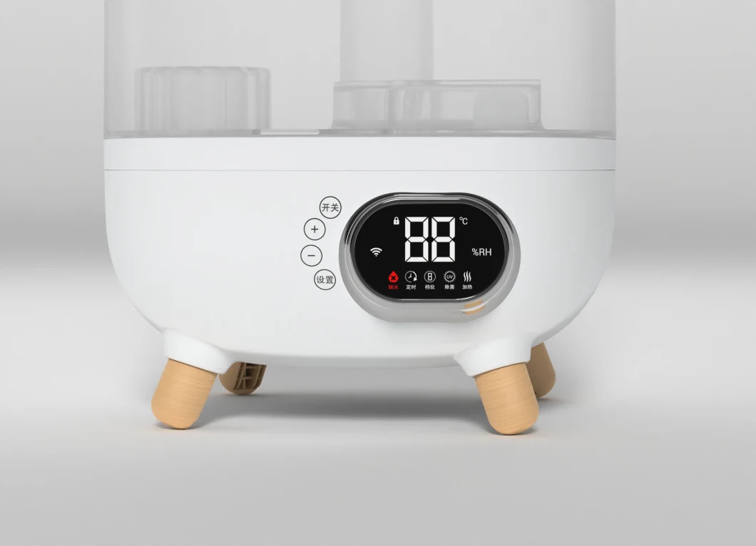 Smart WiFi Ultrasonic Constant Warm Cool Mist Humidity Humidifier with UV Sterilizing Function