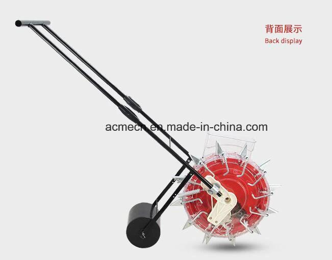 Mimi Farming Adjustable Small Hand Push Manual Planter Corn Maize Cotton Seeder