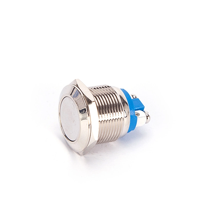 19mm Reset Momentary Metal Push Button Mechanical Switch
