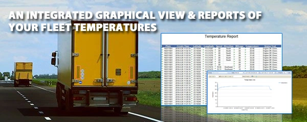 GPS Tracking Device with Temperature Monitoring for Refrigerator Car