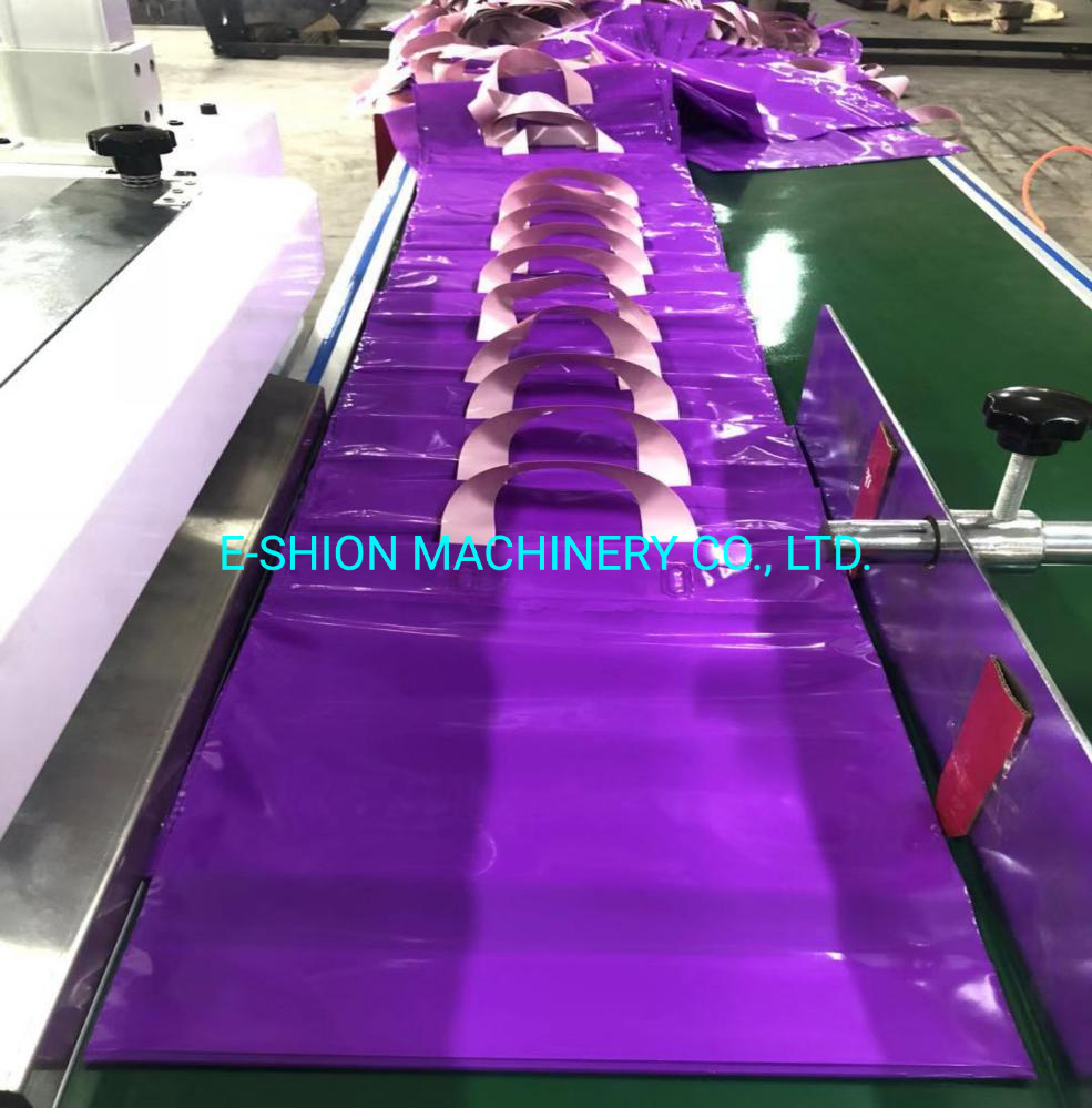 Full Automatic Side Sealing and Soft Loop Handle Bag Making Machine