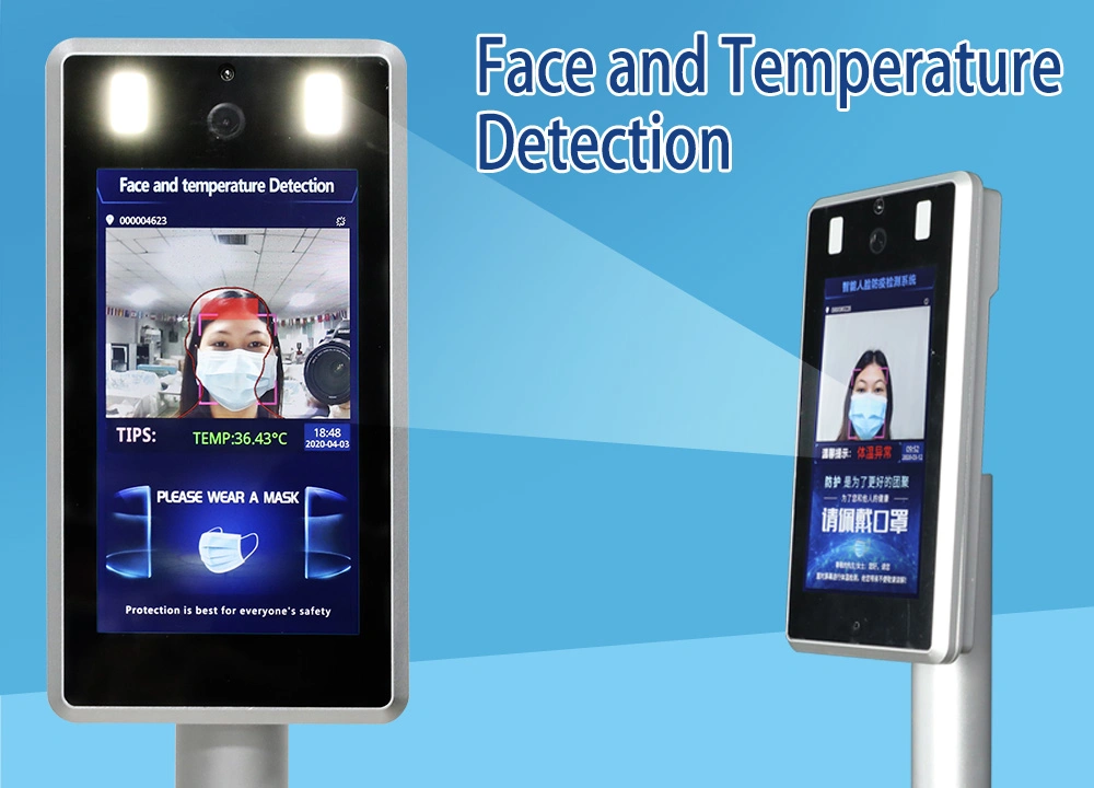 Face Recognition Access Control System Infrared Thermometer with Temperature Sensor