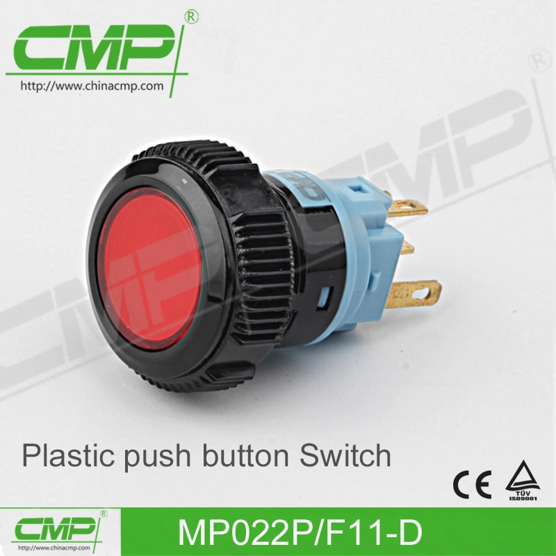22mm Plastic Waterproof Button Switch