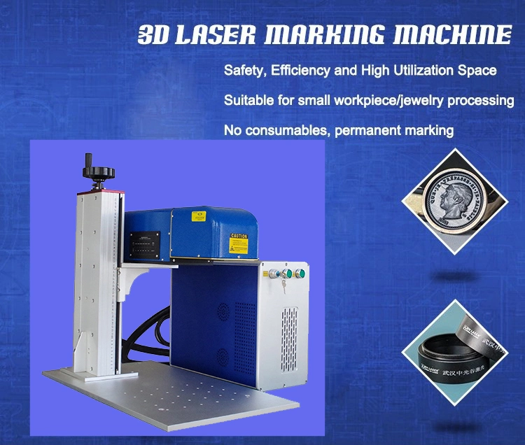 CNC 3D Curve Surface Dynamic Focusing 3D Fiber Laser Engraving Machine Dynamic 3D Laser Marking Machines