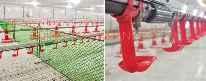 Hot Sell Poutlry Farm Equipment Automatic Chicken Broiler Feeding Pan System