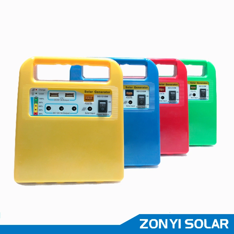 10W Solar DC Light System+MP3/Radio+Fan+4PCS Solar Light (ZY-102R)