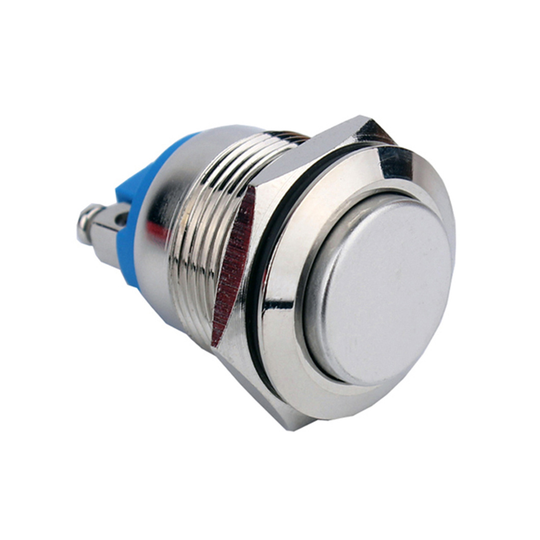 19mm 3/4 Reset Momentary Mechanical Metal Push Button Switch