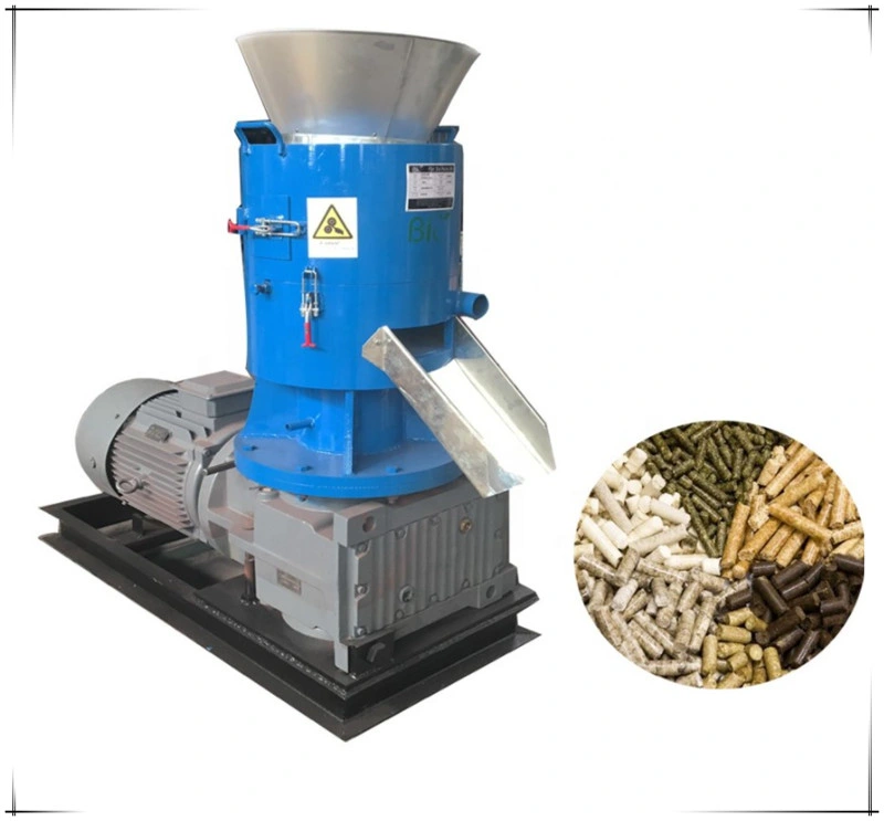 Flat Die Wood Pellet Making Machine for Animal Feeding