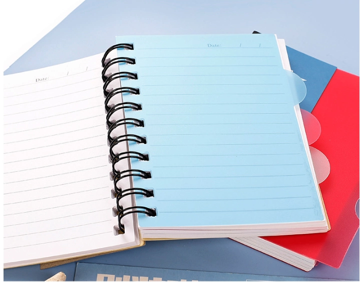 Promotional Dotted Grid Lined A4 A5 A6 Custom Printing Spiral Notebook