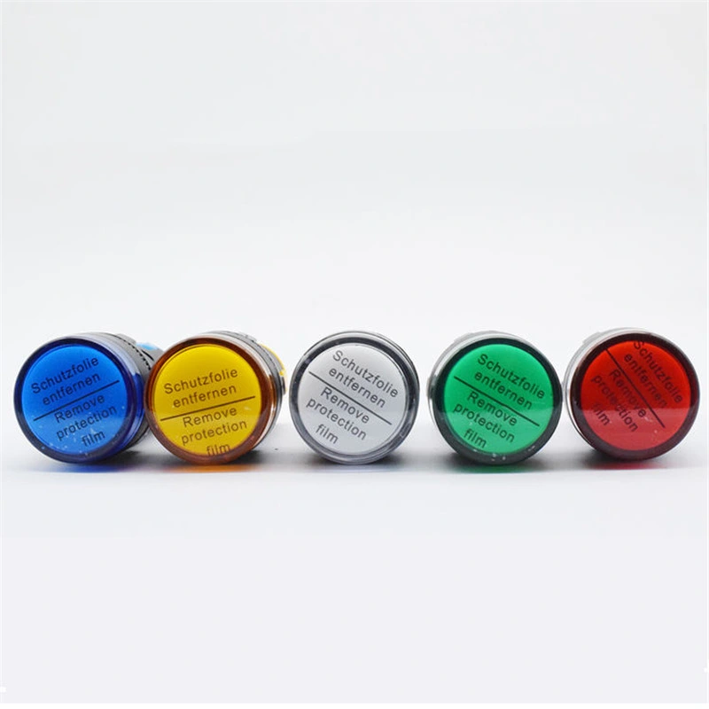 Red/Blue/Yellow/Green Big Around Head 12mm Push Button Switch Normally-Open Doorbell Switch