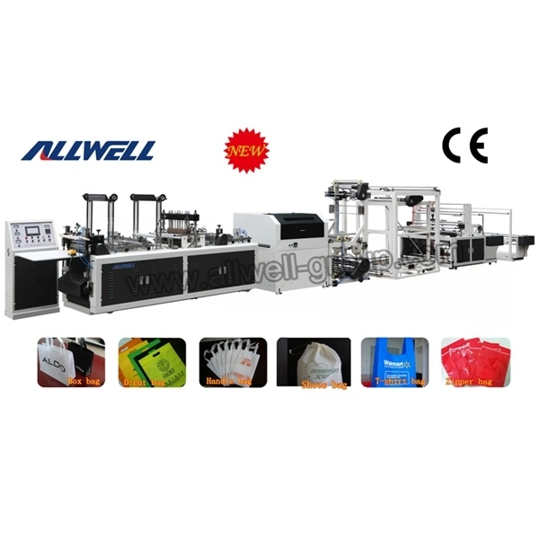 Hot Selling Non Woven Zipper Bag Making Machine (AW-A700-800)