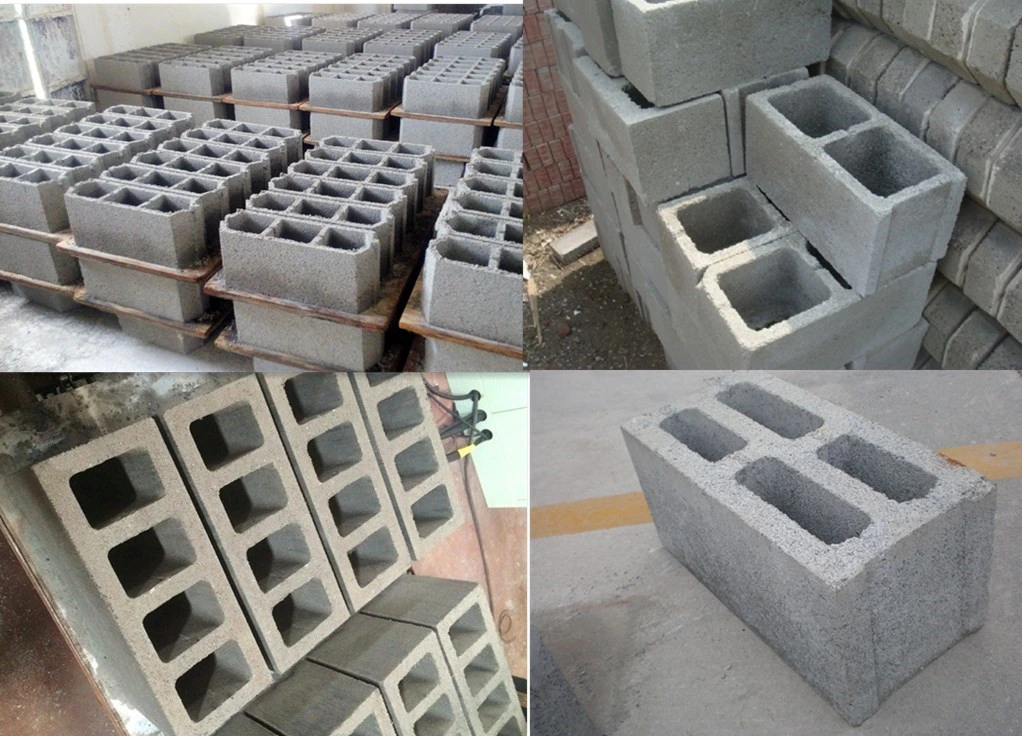 Qtj4-40 Small Manufacturing Semiautomatic Hollow/Solid Block Machine and Pavers Brick Making Machine in Bangladesh