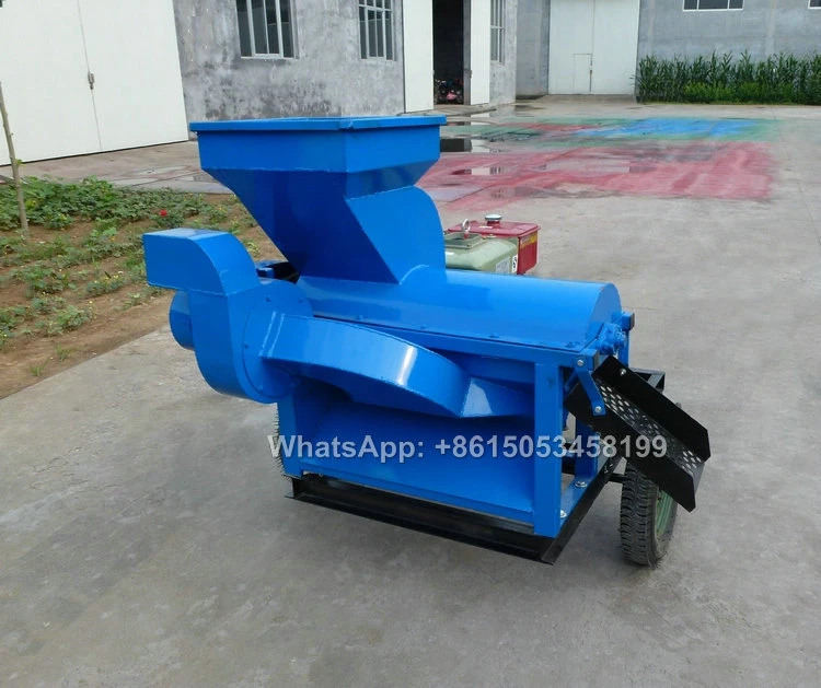 Farm Implements Diesel Engine Power Corn Threshing Machining Corn Maize Thresher