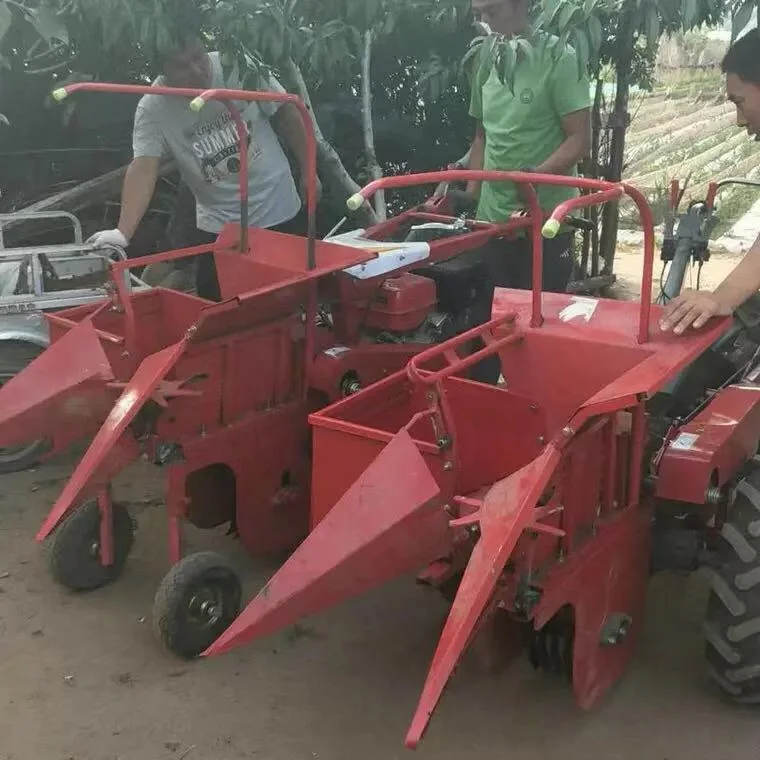 Multifunctional Corn Picking and Straw Crushing Machine, Small Agricultural Machinery Corn Harvester