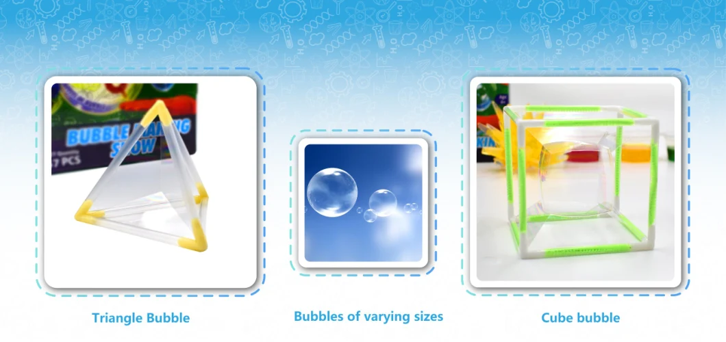 Bubble Science Physics Kit Educational DIY Toys Gift for Kids