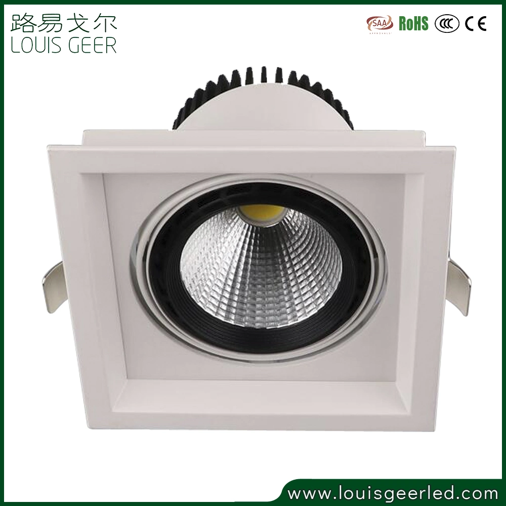 30W Energy Saving Lamp Round Spot Dimmable Anti-Glare LED Recessed Ceiling Lights for Shops