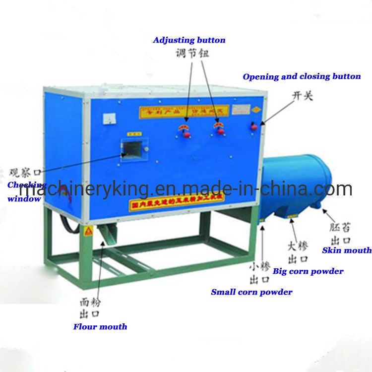 Maize Seeds Bran Removing Peeler / Corn Kernel Skin Peeling Machine / Corn Seed Flour Grinder