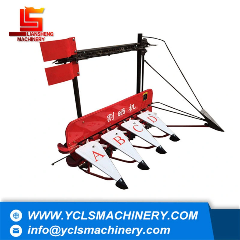 Multifunction Automatic Walking Tractor Reaper Mini Rice Wheat Harvester New Small Combine Harvester Price