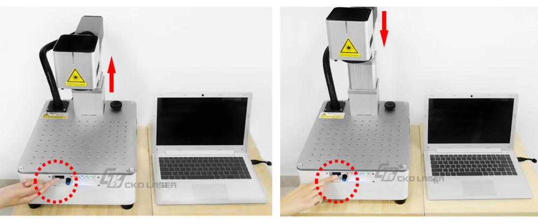 22kg Portable Laser Marking Machine for Computer Car Parts