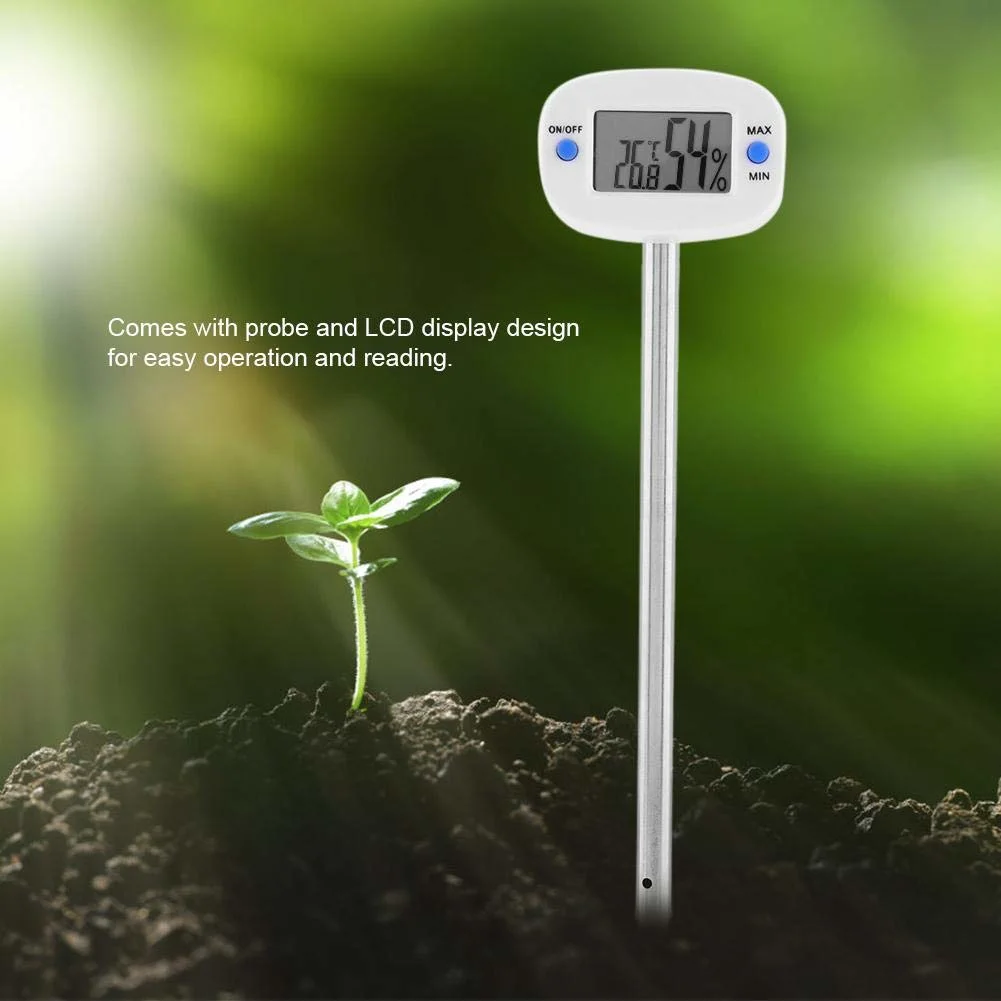 Mini Probe Electronic Temperature and Humidity Probe Soil Thermometer and Hygrometer