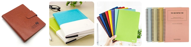 High Quality PU Leather Cover Stationery Notebook