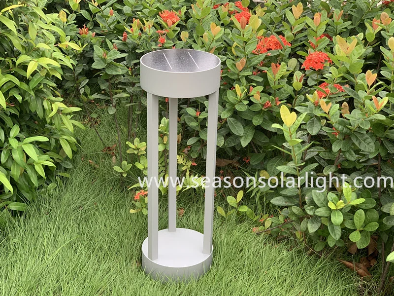 Round Style Fancy Lights Pathway Decorative Colorful LED Solar Garden Lights Outdoor Lighting