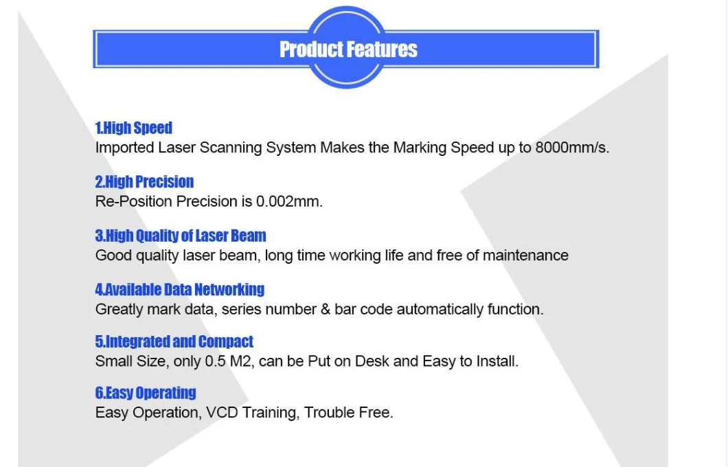 3D Ezcad Fiber Laser Marking Machine for Marking Pen with Factory