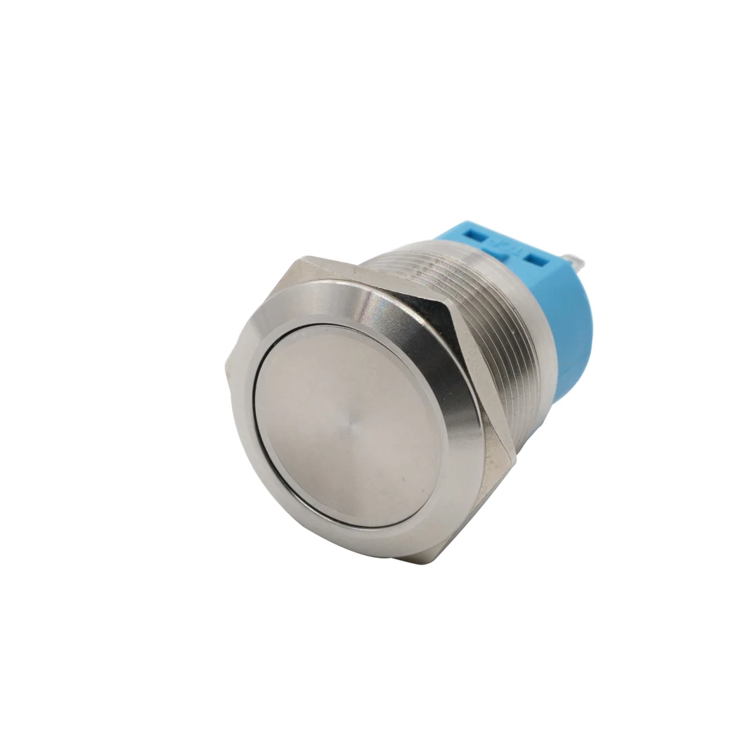 22mm Momentary Button Metal Waterproof Ring Lamp Push Button Switch