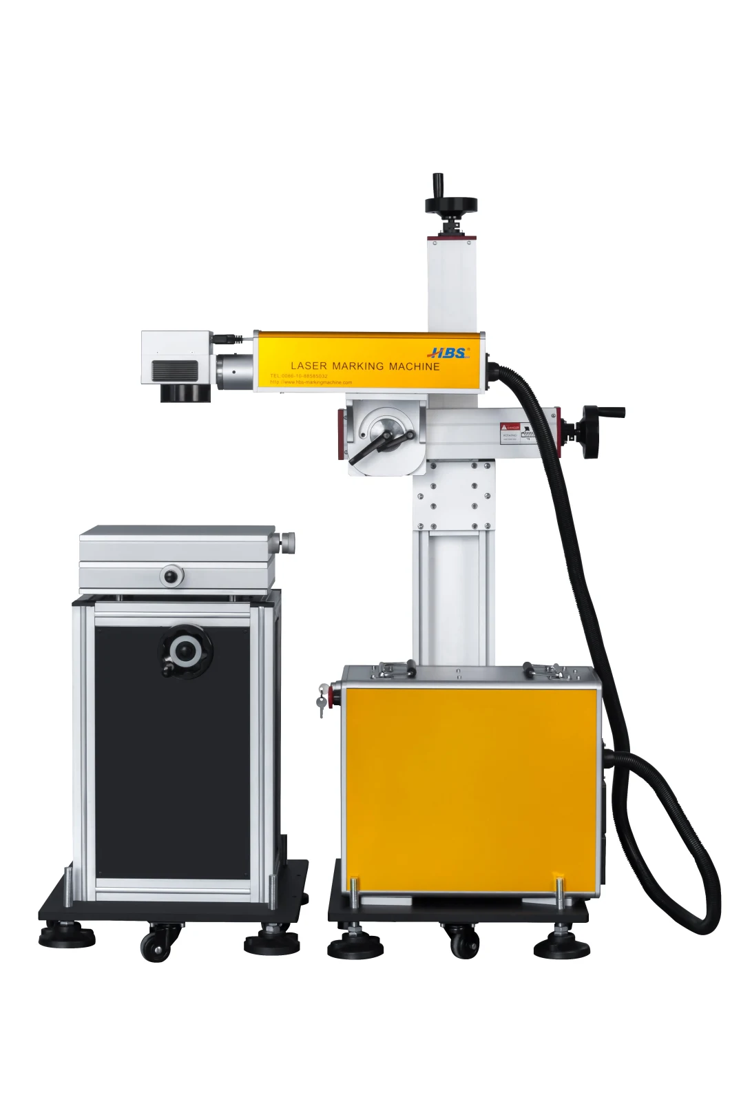 High Speed Online Flying Fiber Laser Marking Machine for PVC Pipes, Metals and Plastic Materials